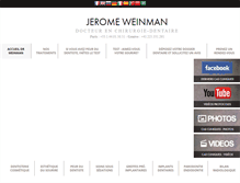 Tablet Screenshot of jeromeweinman.com